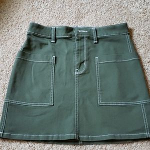 Arizona Jean Co. Olive Green Jean skirt size 3